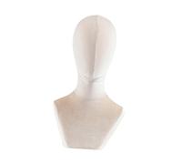 Sharplace Modèle de tête mannequin, porte-tête de manne, Fond Carré Beige