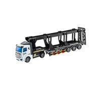 Sharplace Modèle de véhicule jouet camion-citerne cabine conventionnelle/cabine avancée camion à basculante polyvalent camion transporteur pour intérieur, Noir, 32cm