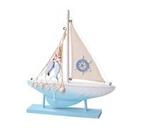 Sharplace Modèle de voilier Ornement Collectable Piete maîtresse à thème Nautique Décor de voilier en Bois pour Le comptoir de Bureau de Chambre