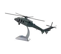 Sharplace Modèle d'hélicoptère avec support, échelle 1:100, jouet, décoration de bureau, traitement CNC, ornement en alliage, simulation, avion moulé sous