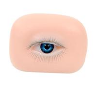 Sharplace Modèle d'œil en silicone 5D, modèle d'entraînement aux cils, portable, réutilisable, réaliste, outil de maquillage pour salon de beauté, Gauche