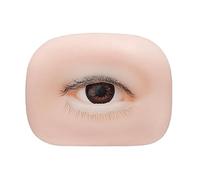 Sharplace Modèle d'œil en silicone 5D, modèle d'entraînement pour cils supérieurs à trois couches, professionnel pour extensions de cils pour salon, Œil Droit