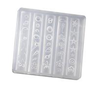 Sharplace Modèle d'ongle en silicone, fournitures de modèle de nail art tendance, de sculpture d'ongles portable