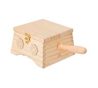 Sharplace Moxibustion Box portable des cadeaux de massage de points ergonomiques confortables pour le porte-brûleur moxas moxas, 4 Trous