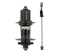 Sharplace Moyeu de vélo 32 Trous Avant 100 mm/arrière 135 mm Durable 120 Sons 7-12 Levier moyeu de Piste de vélo pour Remplacement d'outil, Noir, 1 Arrière