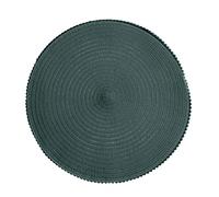 Sharplace Napperon tissé Rond tressé, Coussin résistant à la Chaleur, napperon tissé de 14.96 Pouces pour Table de comptoir de Mariage, Cuisine, Vert