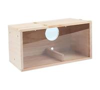Sharplace Nichoir en Bois pour perruches, nichoir Rustique et Polyvalent pour Oiseaux Bleus, pour mésanges, pour Jardin, forêt, Porte, Patio, Cour, Ouverture à Droite