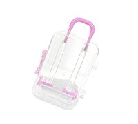 Sharplace Organisateur de Bijoux Souvenir Compact Conteneur Enfants Coffre au Vanité Boîte à Bijoux Boîte pour Femme, Fille, Girfriend Gift, Rose