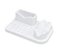 Sharplace Organisateur de broyage de polissage de l'art nail, Blanc