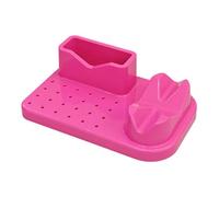 Sharplace Organisateur de broyage de polissage de l'art nail, Rose Rouge
