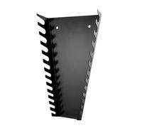 Sharplace Organisateur de clés à molette suspendu, porte-clés à molette professionnel, boîte à outils murale en fer, gain de place pour garage et établi, Noir