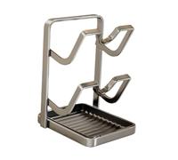 Sharplace Organisateur de couvercles de casseroles, étagère de rangement pour planches à découper, support multifonction pour ustensiles de cuisine, comptoir et, Couche Double