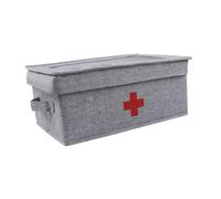 Sharplace Organisateur de premiers soins divisés Boîte de rangement d'urgence Boîte de premiers soins polyvalents pour le camping en milieu de travail