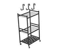 Sharplace Organisateur d'outils de Jardin, Support Utilitaire, Accessoires d'organisation, Support de Balai, râteaux, pelles, de Suspension pour Cour