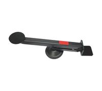 Sharplace Outil de levage de porte pivotant à pédale en bois, longueur 33 cm, polyvalent et robuste, en acier carbone, pour cloisons sèches, Noir