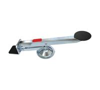 Sharplace Outil de levage de porte pivotant à pédale en bois, longueur 33 cm, polyvalent et robuste, en acier carbone, pour cloisons sèches, Argenté