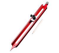Sharplace Outil de traçage de avec verrou pour crayon, règle de profil de mesure de bord d'angle de travail du bois pour finition de menuiserie,