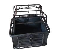 Sharplace Panier arrière pour vélo avec Sac Transport pour Chien, Stable, léger et Robuste, avec Couvercle, idéal pour Faire Les Courses ou Les VTT, avec Doublure