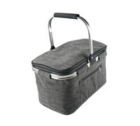 Sharplace Panier de Pique-Nique Isotherme Pliable, Isotherme Pratique pour Courses, Livraison de Nourriture, pour, Camping, Boissons, Fruits, Gris