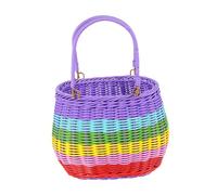 Sharplace Panier tissé, panier cadeau vide, organisateur polyvalent de fleurs de mariage, support d'épicerie pour de mariages, banquets,