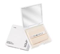 Sharplace Papier matifiant visage absorbant l'excès de sébum, soin du visage, cadeau pour femme avec miroir intégré, indispensable beauté, papier matifiant, Blanc