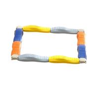 Sharplace Parcours d'obstacles Multiples Coordination Motricité Multi-façons de Jouer Bloc d'équilibre intérieur et extérieur pour Enfants d'âge, 8pcs A