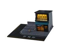 Sharplace Parking à l'échelle 1/64, construction de maquettes, simulation antidérapante, décor de diorama, mini garage moulé sous pression pour modèle de