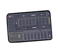 Sharplace Parking Accessoire Mini Voiture Moulé Garage Souterrain pour 1/64 Échelle Voitures Miniatures Scène Jouet, Tapis de Coin Rond