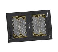 Sharplace Parking Accessoire Mini Voiture Moulé Garage Souterrain pour 1/64 Échelle Voitures Miniatures Scène Jouet, Tapis carré