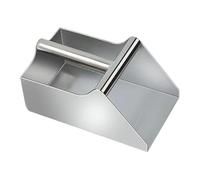 Sharplace Pelle à poussière en acier inoxydable avec poignée, pelle manuelle multifonctionnelle, à main pour usage commercial, poubelles, cacahuètes, jardin, 25cmx25cmx12cm