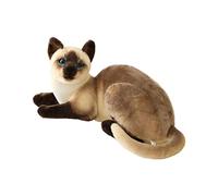 Sharplace Peluche Chat Siamois Poupée Réaliste Animal Cadeau pour Fille Garçon, styleB