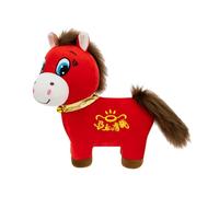 Sharplace Peluche Cheval, Figurine Cheval, Animal en Peluche, Statuette d'Animal Décorative pour Café, Chambre, Restaurant, 40cm