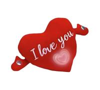 Sharplace Peluche musicale interactive en forme de cœur, idéale pour la Saint-Valentin. Cadeau d'éveil musical et ludique. Idéale pour Noël, Rouge