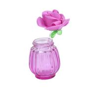 Sharplace Perfume Bottle Scent Testing Cup Set, Contacteur de rangement polyvalent compact portable avec bâton de parfum, bouteille vide réutilisable, Violet