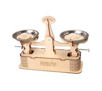 Sharplace Petites inventions, jouets éducatifs à faire soi-même, kit d'expérimentation scientifique avec balance, jouets de construction mécanique en bois