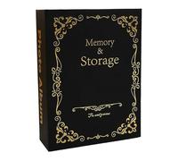 Sharplace photo 4x6 avec 100 pochettes, cadeau photo DIY livre de bébé 50 pages livre d'images pour souvenir femmes vacances maman, Noir