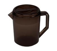 Sharplace Pichet à eau portable avec poignée, grand récipient pour boissons, bouilloire, théière pour boissons de fête, jus, été, Brun
