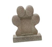 Sharplace Pierres commémoratives pour Chiens Marqueurs funéraires Perte d'un Animal de Compagnie Cadeau Pierre tombale, Beige