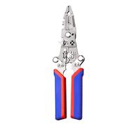 Sharplace Pince à dénuder multifonctionnelle, pince à sertir, coupante pour câbles métalliques, outil de coupe de câbles pour casser, couper et dénuder les, 24cm