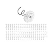 Sharplace Pinces à draps sans, fixations à clous, têtes transparentes professionnelles, supports de draps antidérapants pour la maison, pinces, punaises, 100 Pieces