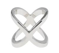 Pinces à Echarpe Foulard Boucle Anneaux Clip Femme Elégant, Argent