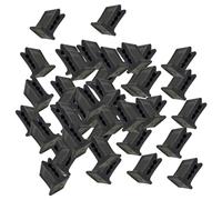 Sharplace Pinces à Film pour Serre, 100 pièces, Accessoires pour bâche, Support d'extension de Plante, Outil de Jardin, matériau PP Noir