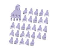 Sharplace Pinces à friser des cheveux, outil de coiffure, multifonctionnel, facile à utiliser, pour la maison, le salon de coiffure, 30pcs S 3.1cmx2.2cm