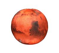 Sharplace Planète terre en peluche jouet en peluche planète décor de jouet en peluche, oreiller de poupée doux créatif réaliste pour les enfants, tout-petits, Mars 17cm