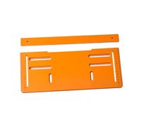 Sharplace Plaque de base pour machine de découpe du bois, outil de rail, précision, accessoires de scie, plaque de base pour scie circulaire pour charpentier, Dos épaissi de 8 Mm