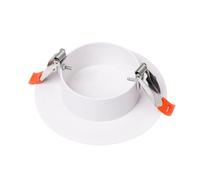 Sharplace Plaque de Recouvrement de Plafond, Plaque de Couverture de Plafond, Panneau Décoratif, Plafond Rond Installation Facile, Capuchon de Trou pour Plafonnier, pour Ouvertures, L