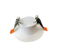 Sharplace Plaque de Recouvrement de Plafond, Plaque de Couverture de Plafond, Panneau Décoratif, Plafond Rond Installation Facile, Capuchon de Trou pour Plafonnier, pour Ouvertures, S