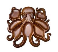 Sharplace Plateau de charcuterie en Bois pour Animaux, Plateau de collations et de légumes, de fromages Polyvalent, de Service divisé pour Bonbons, collations, 27 Cm X 26 Cm X 3.3