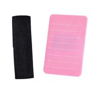 Sharplace Plateau porte-extensions de cils, pratique et robuste, avec dragonne ajustable, Rose Rouge 8 à 15 Mm