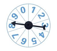 Sharplace Plateau tournant Mural pour Prix, Roue de Fortune compacte, Suspendue, Roulette, Roues de Prix tournantes pour rassemblements, supermarchés, Style A